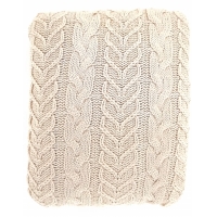 Купить Плед "Косы" бежевый в Сочи