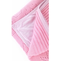 Плед "Корона" розовый