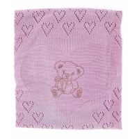Купить Плед "Мишка" темно-розовый во Владикавказе