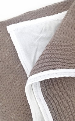 Плед "Мишка" коричневый