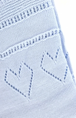 Плед "Зайка" голубой