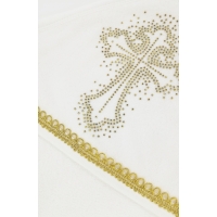 Крестильное полотенце "Золото"