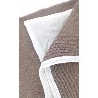 Плед "Мишка" коричневый