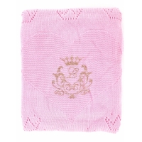 Купить Плед "Корона" розовый в Ульяновске