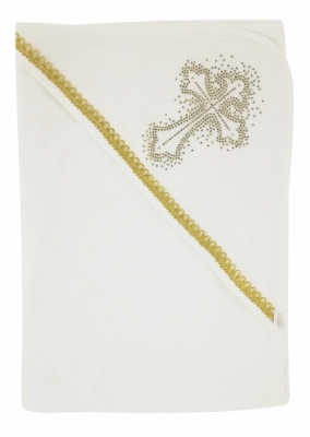 Крестильное полотенце "Золото"